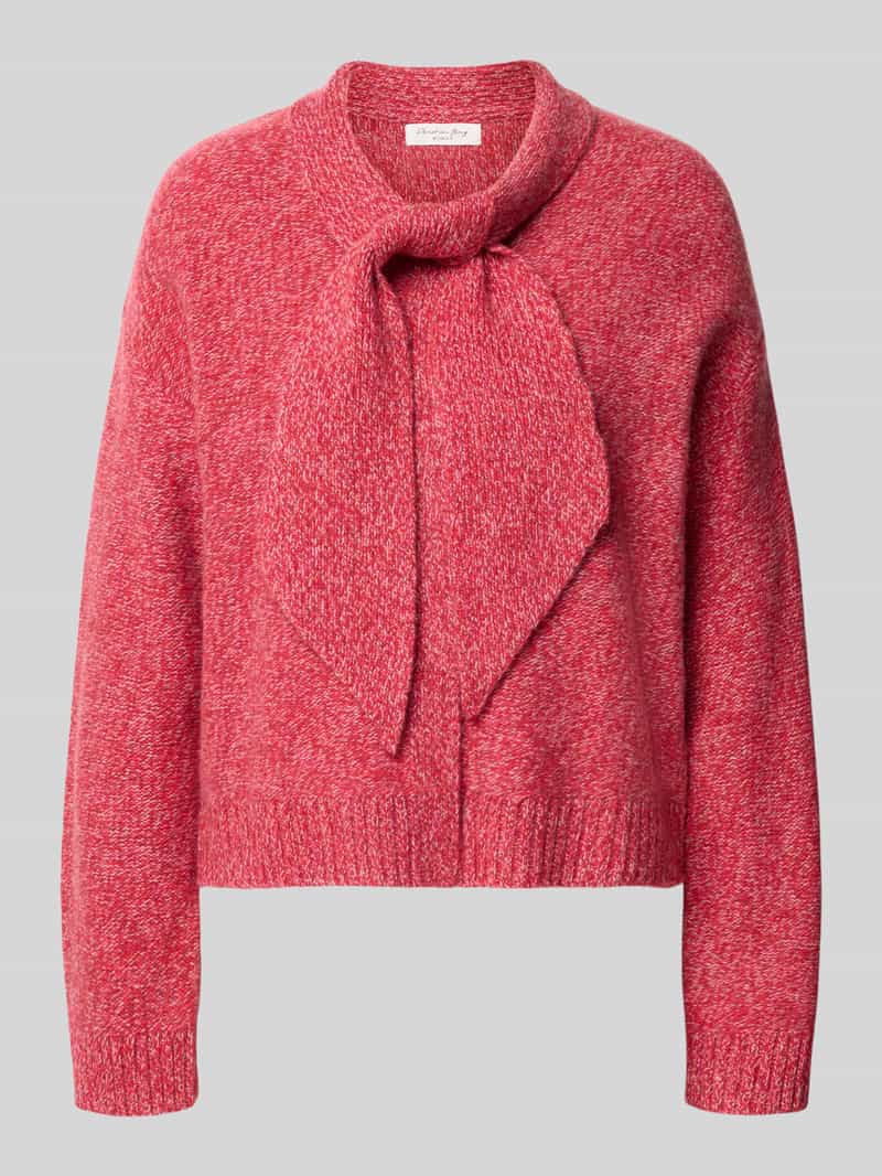 Christian Berg Woman Gebreide pullover van wol met strik