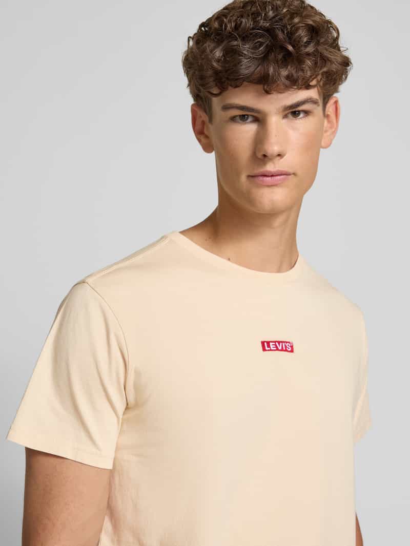 Levi's T-shirt met labelstitching