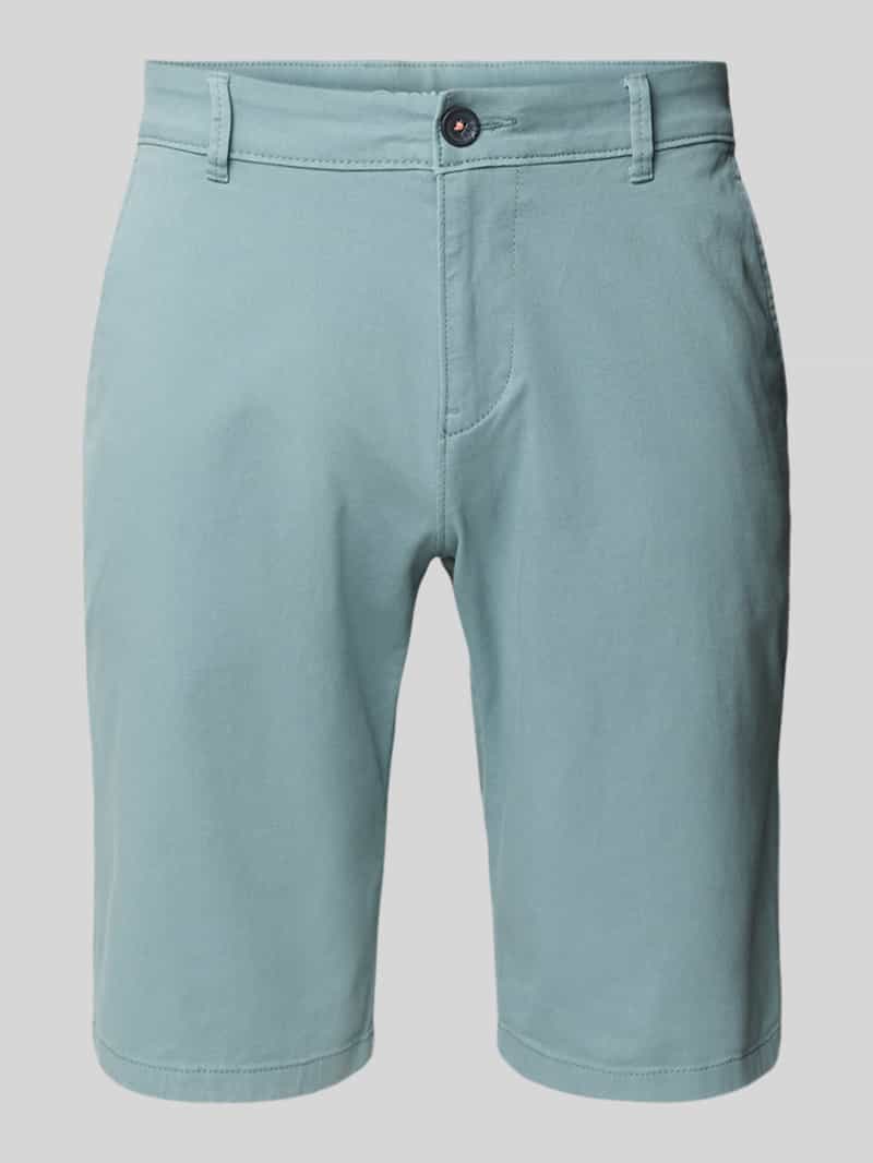 Tom Tailor Slim fit korte chino van katoenmix