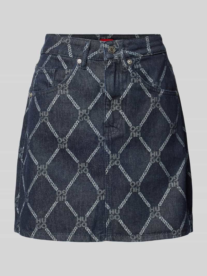 HUGO Jeansrok in 5-pocketmodel model 'Gebisi'