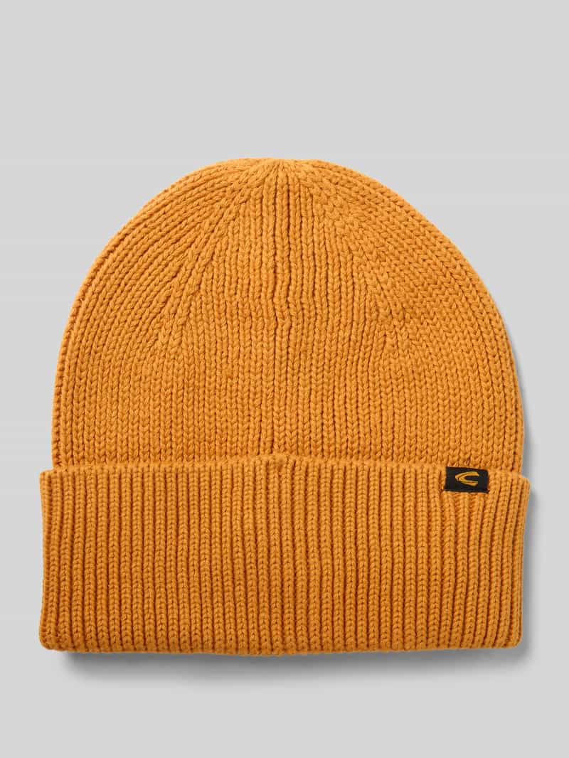 camel active Beanie met labeldetail