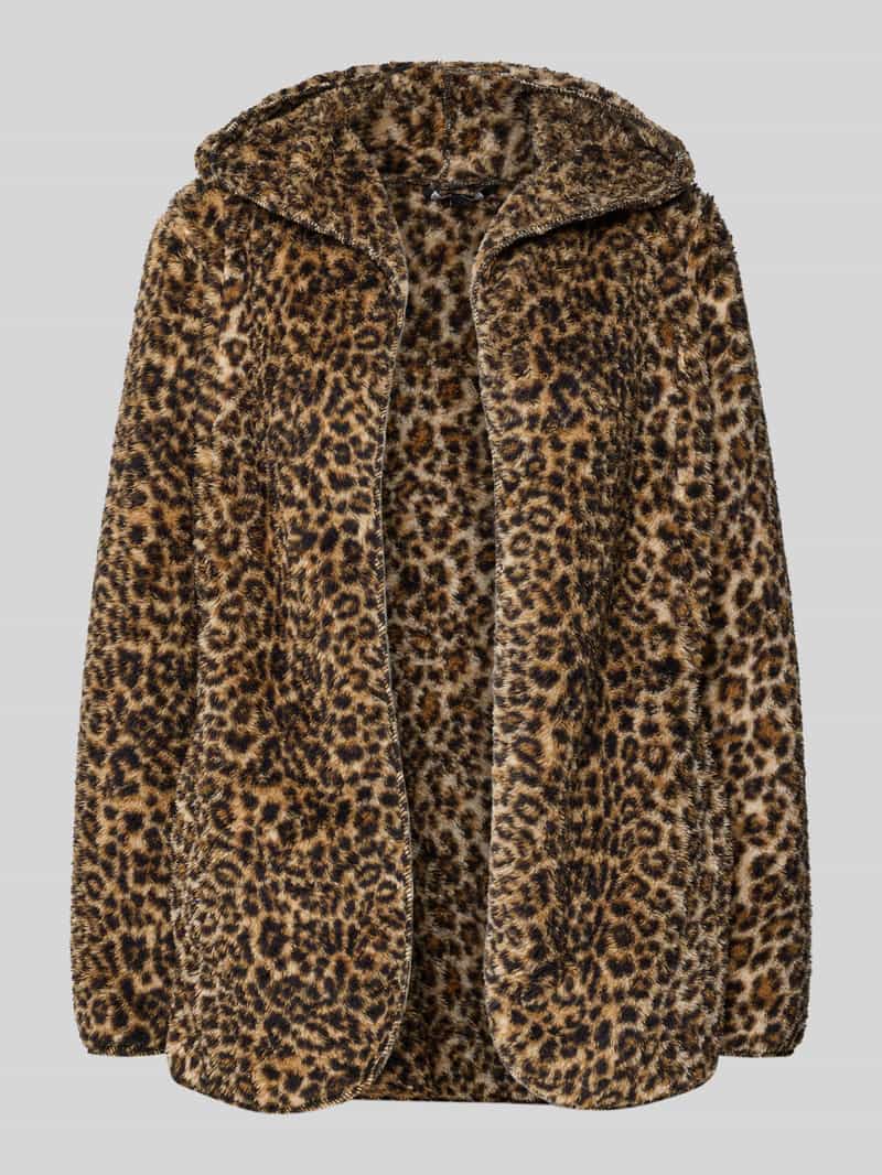 Only Relaxed fit cardigan met all-over motief model 'CONTACT'