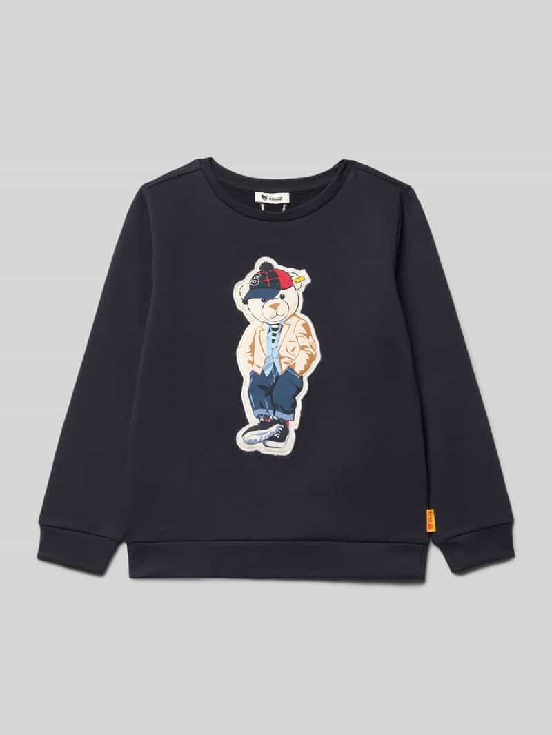 Steiff Sweatshirt met motiefprint