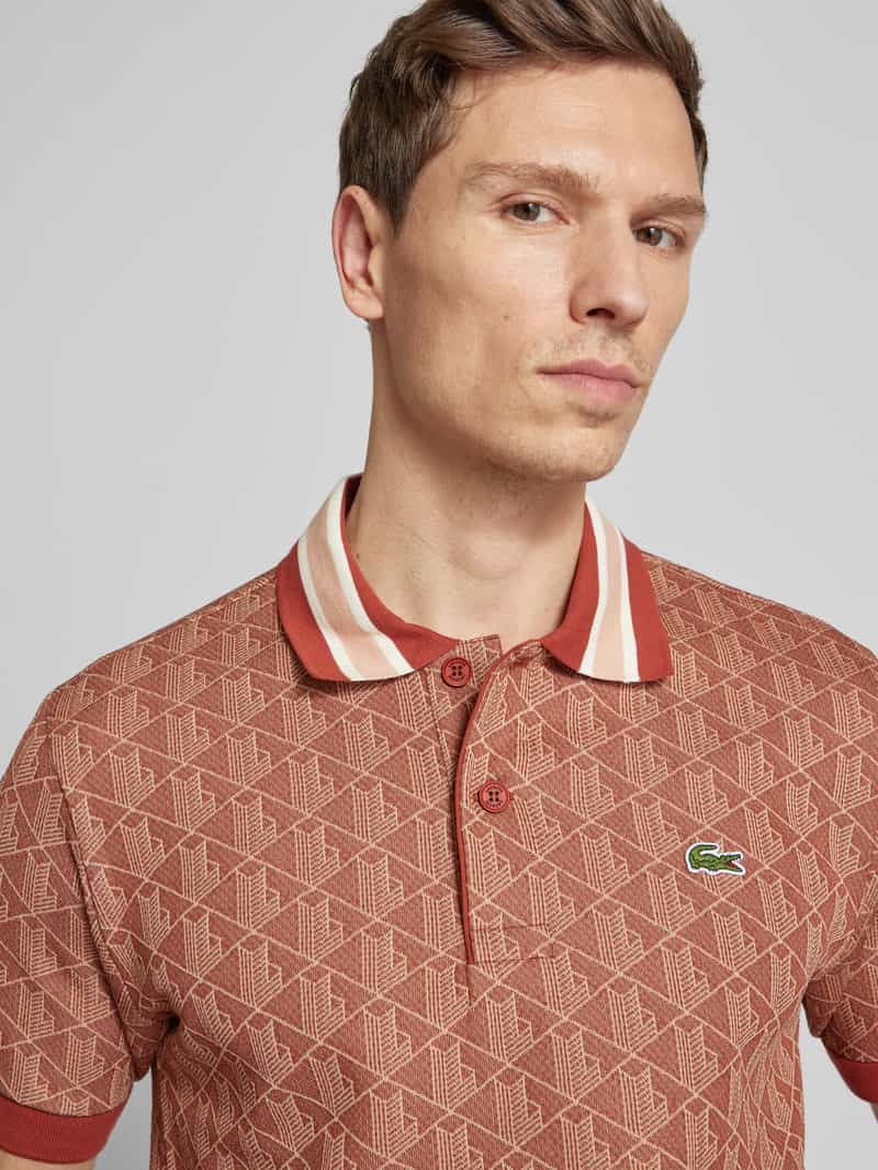 Lacoste Poloshirt met labeldetail