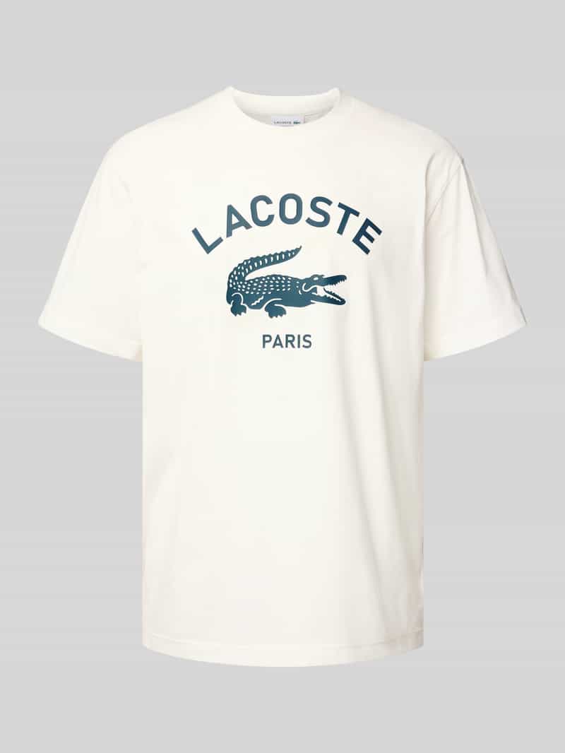 Lacoste Regular fit T-shirt van puur katoen