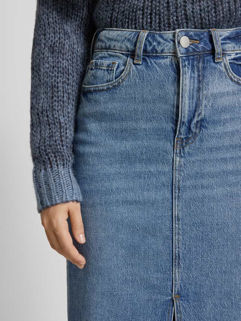 Vila Jeansrok met loopsplit model 'JAF'