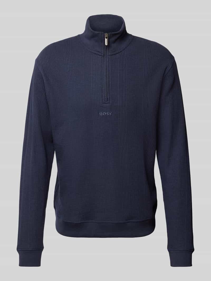Boss Sweatshirt met labelstitching