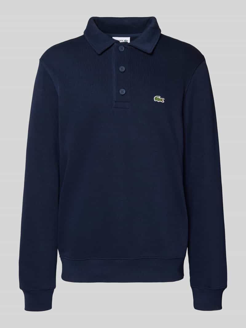 Lacoste Regular fit sweatshirt van puur katoen
