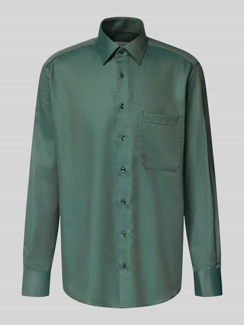 Eterna Comfort fit zakelijk overhemd met knoopsluiting