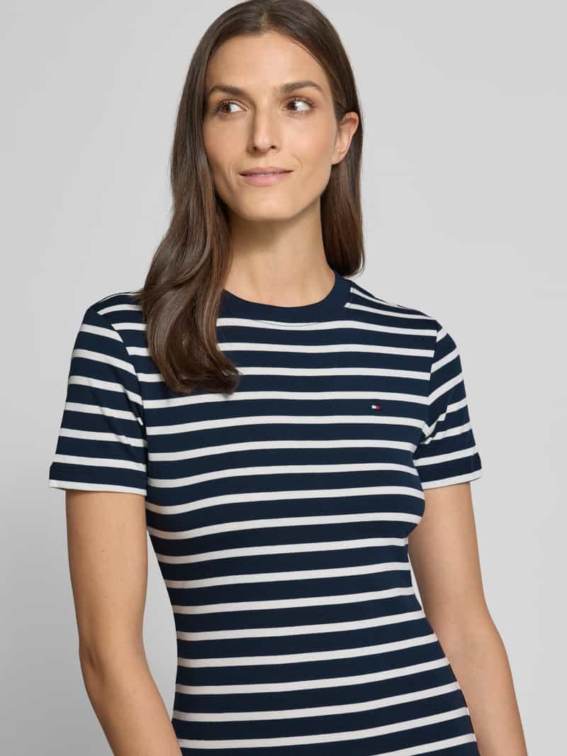Tommy Hilfiger Getailleerde mini-jurk van puur katoen