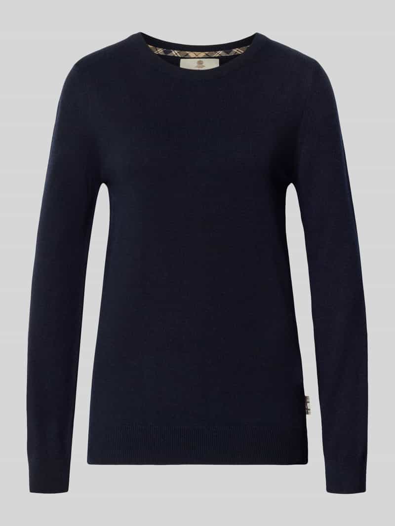Barbour Regular fit pullover van mix van katoen en wol