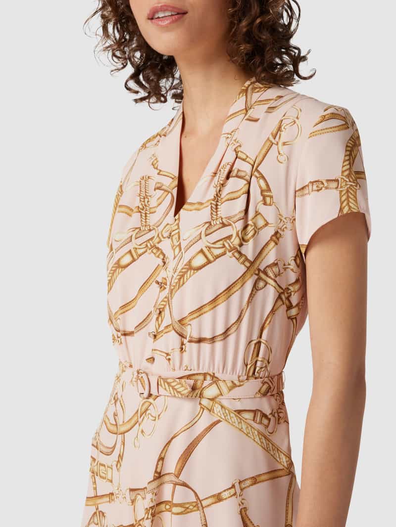 Lauren Ralph Lauren Midi-jurk met all-over motiefprint