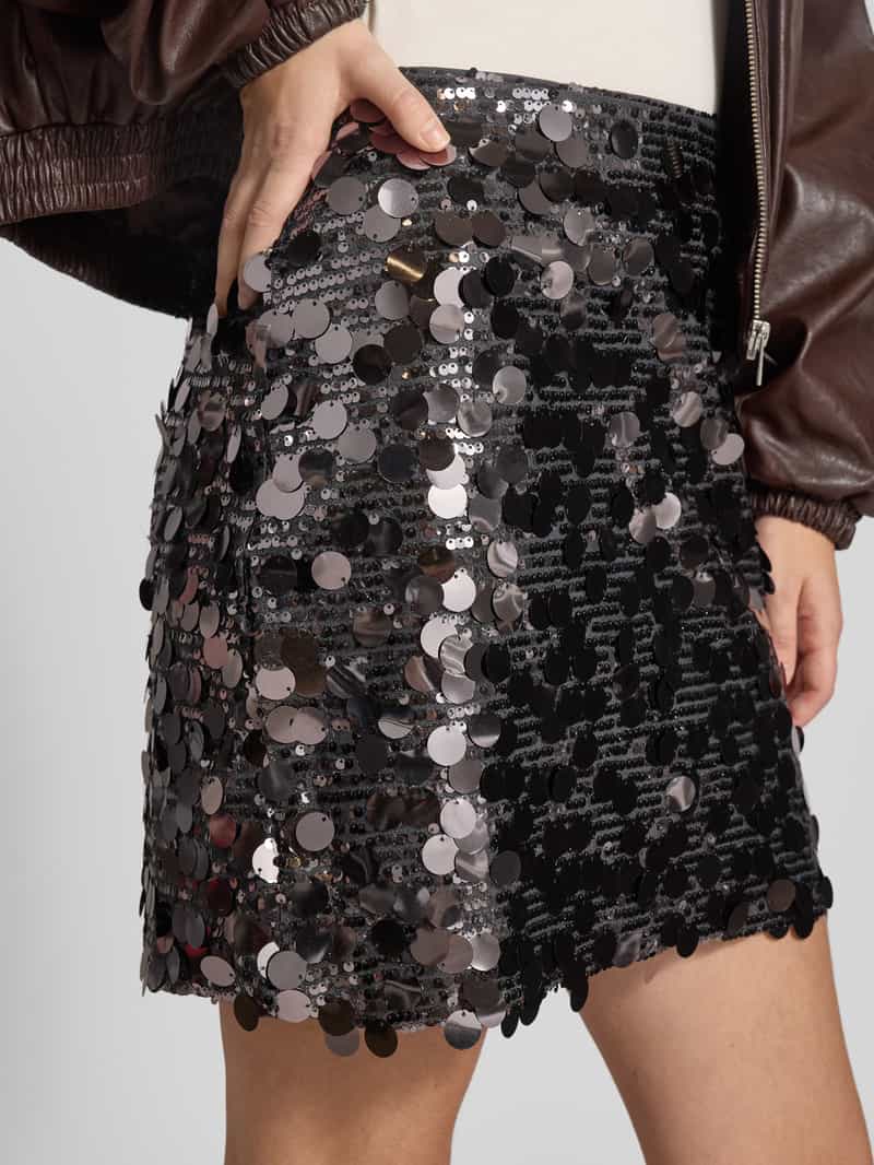 Only Minirok met pailletten model 'JADEL'
