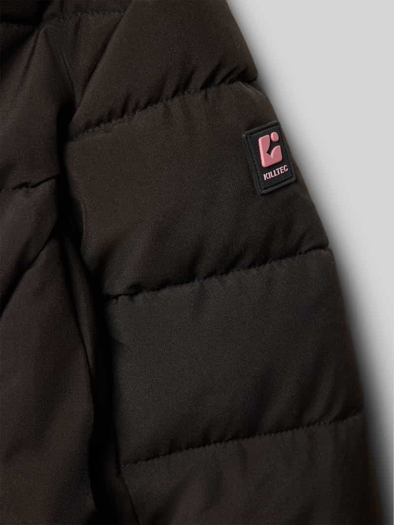 Killtec Gewatteerd jack met labelprint