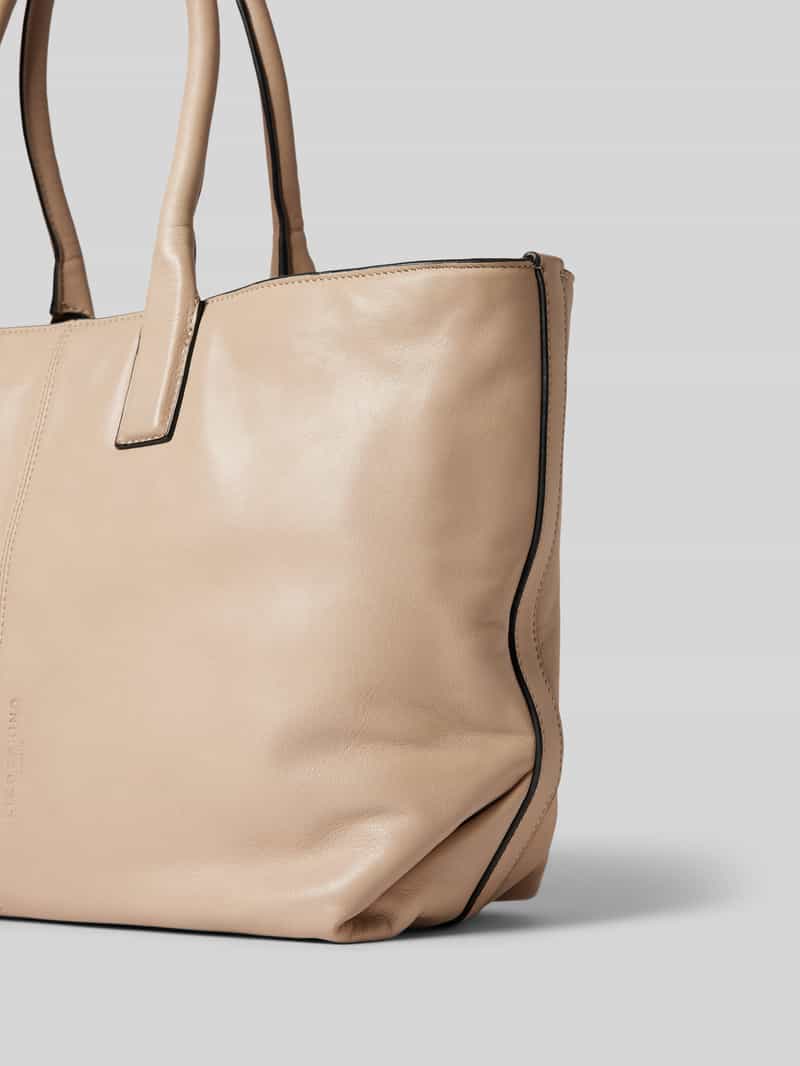 liebeskind berlin Leren shopper met label in reliëf model 'Chelsea'