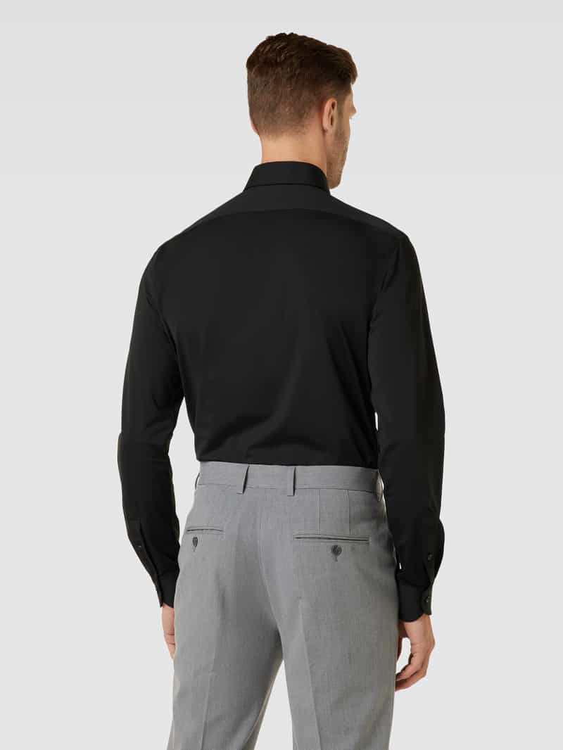 Regular fit zakelijk overhemd met stretch XACUS