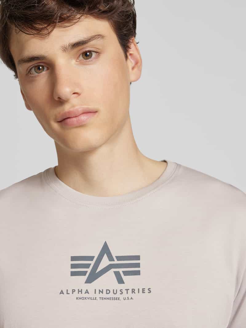 alpha industries T-shirt met labelprint
