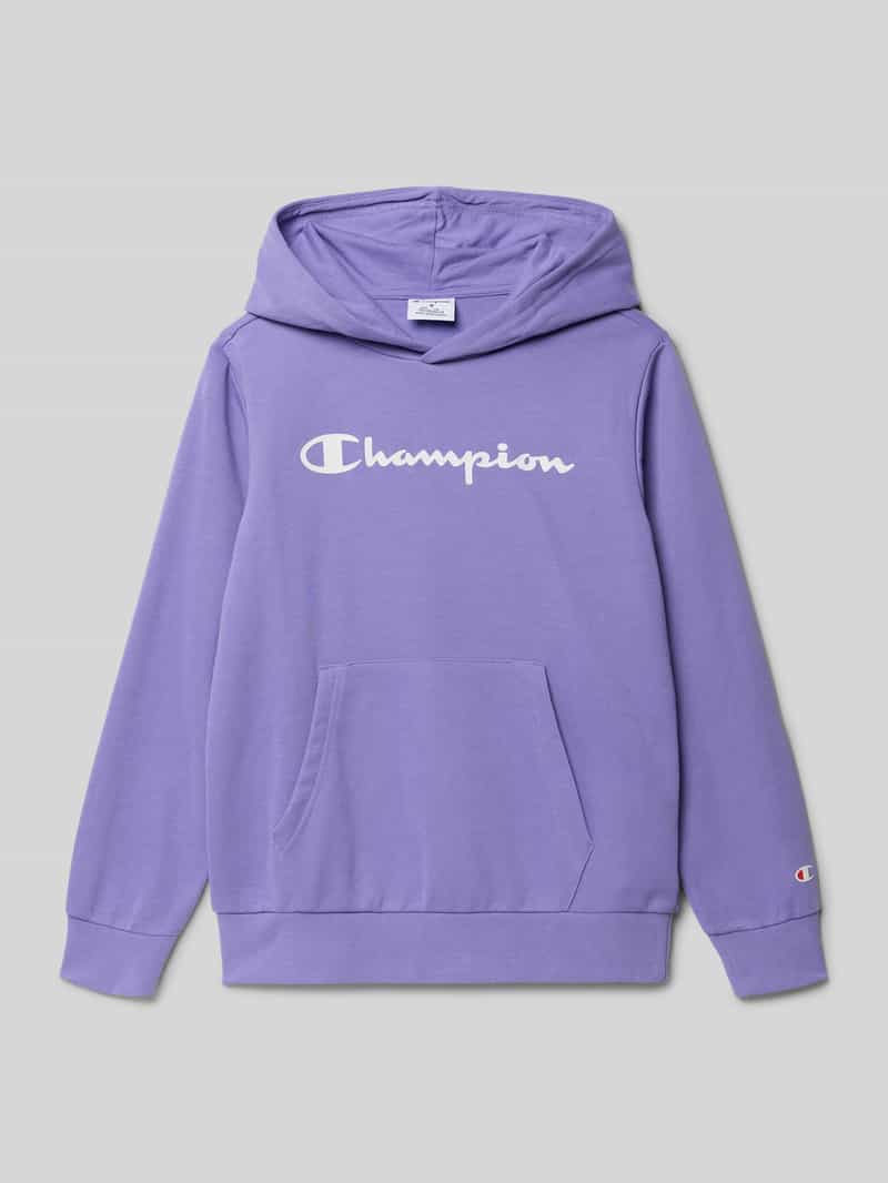 regular fit hoodie met logoprint