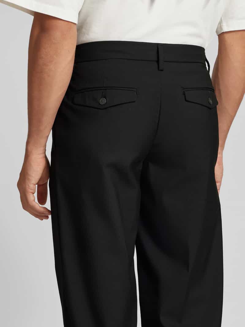 jack & jones Loose fit korte chino met bandplooien model 'KARL BANKS'