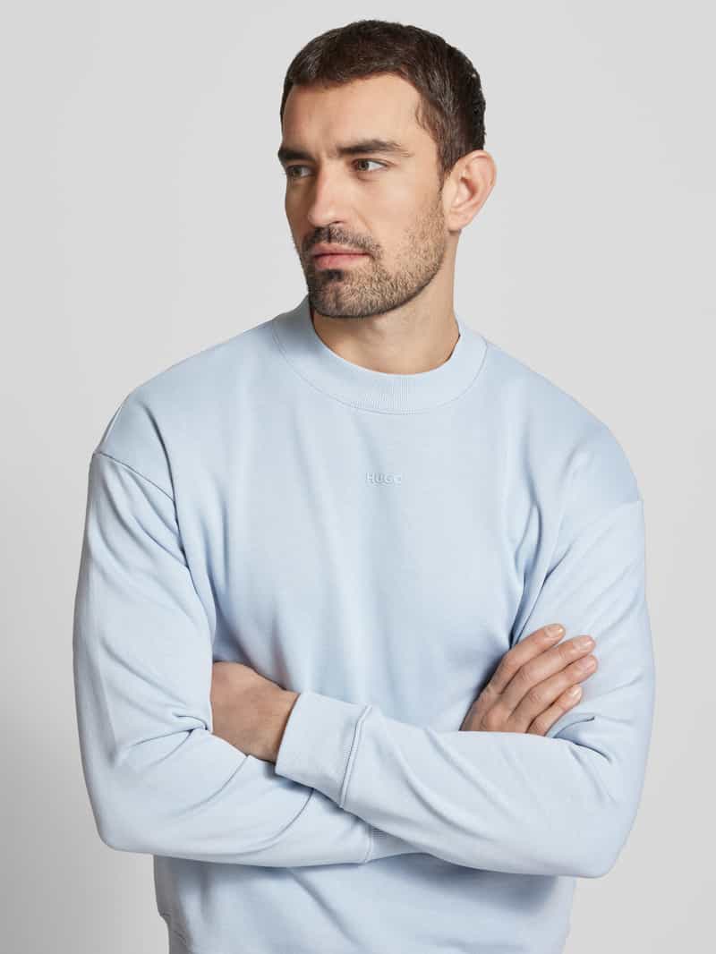 HUGO Sweatshirt met labelprint model 'Dapocrew'