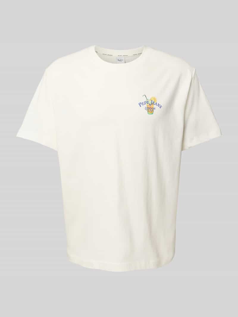 Pepe Jeans Regular fit T-shirt van puur katoen