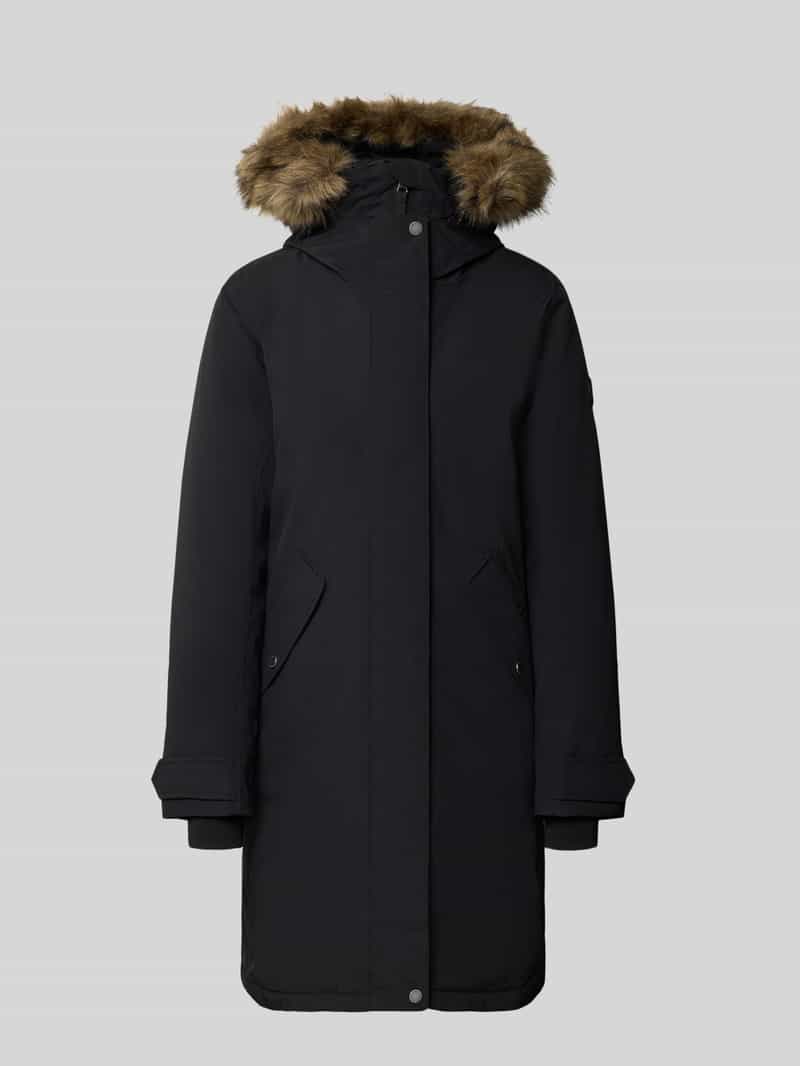Regular fit parka met imitatiebont, model 'ERNA'
