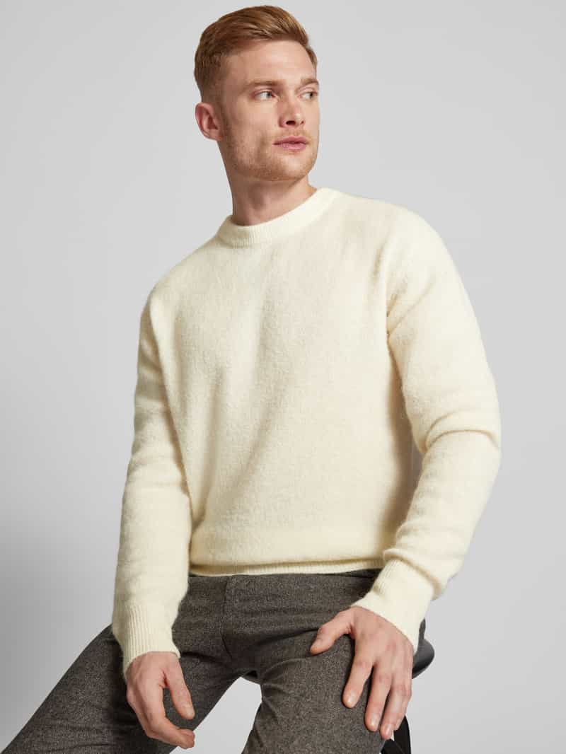 JAKE*S STUDIO MEN Gebreide pullover met ronde hals