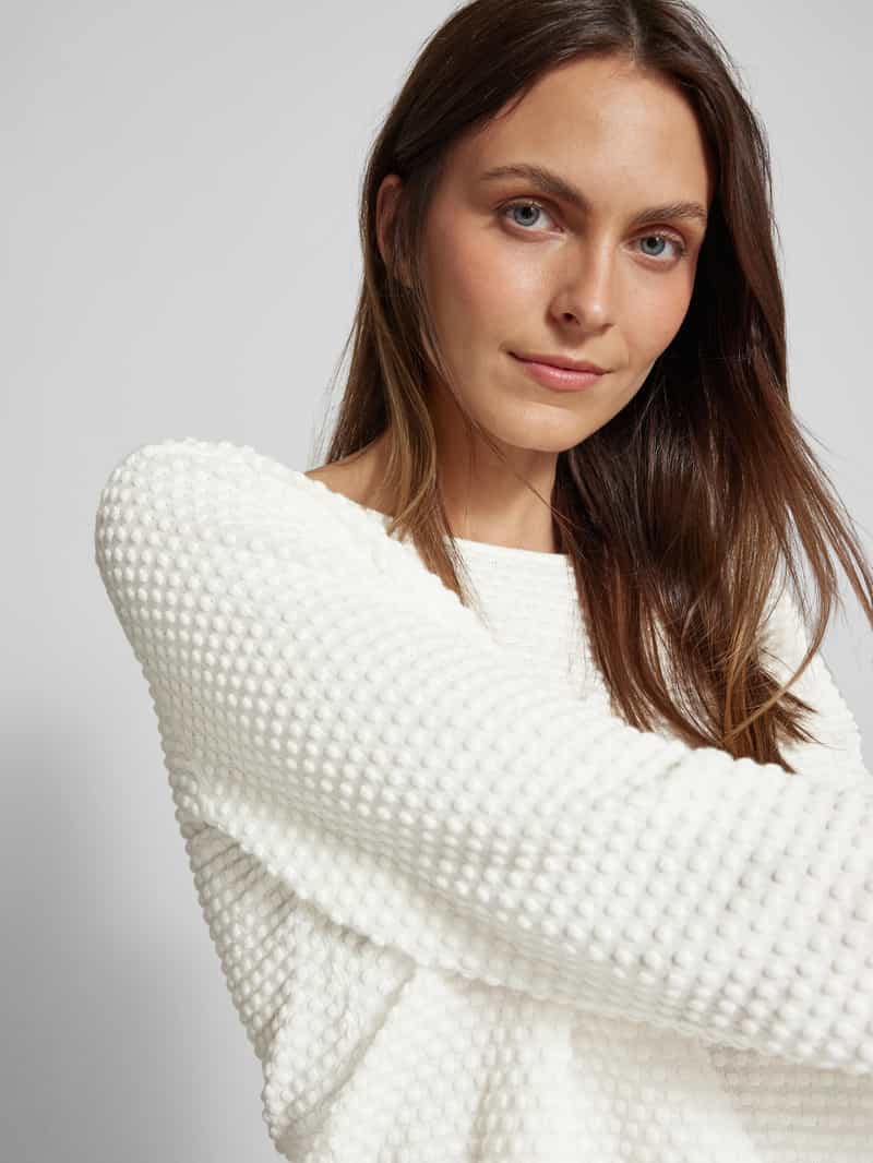 FREE QUENT Gebreide pullover met structuurmotief model 'Dodo'