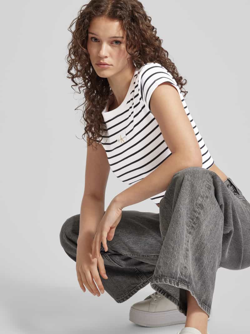 Calvin Klein Jeans T-shirt met labelpatch
