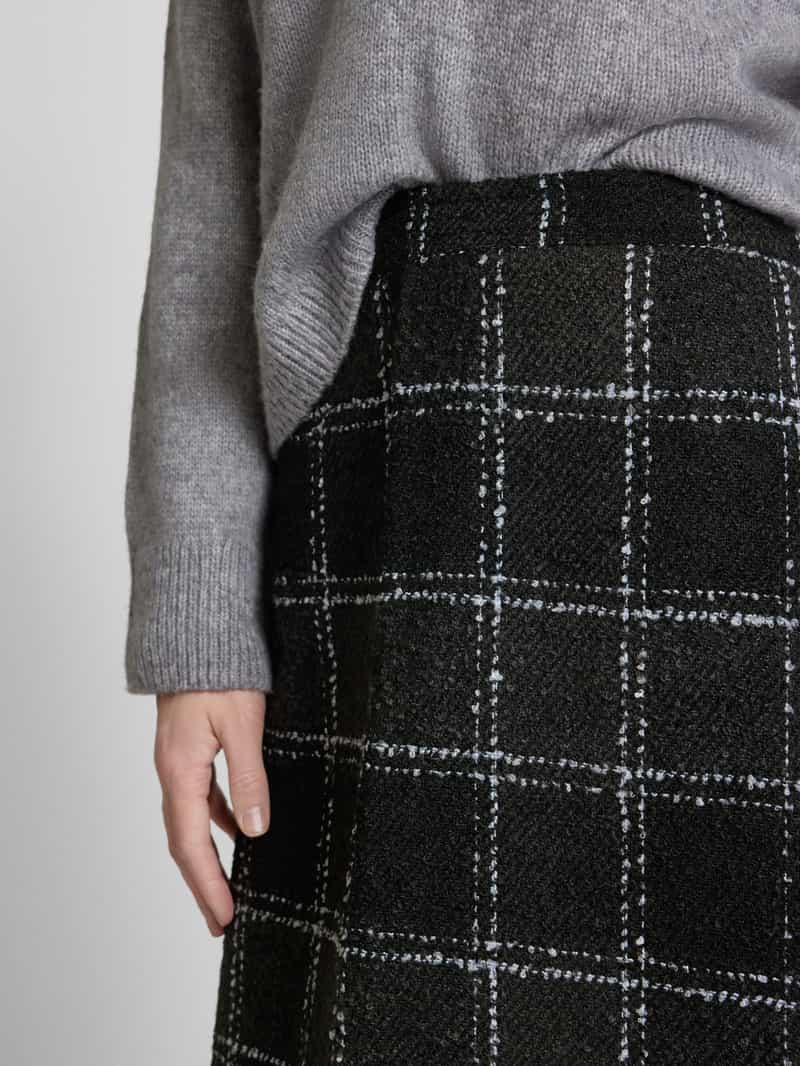 s.Oliver RED LABEL Korte bouclérok met ruitmotief
