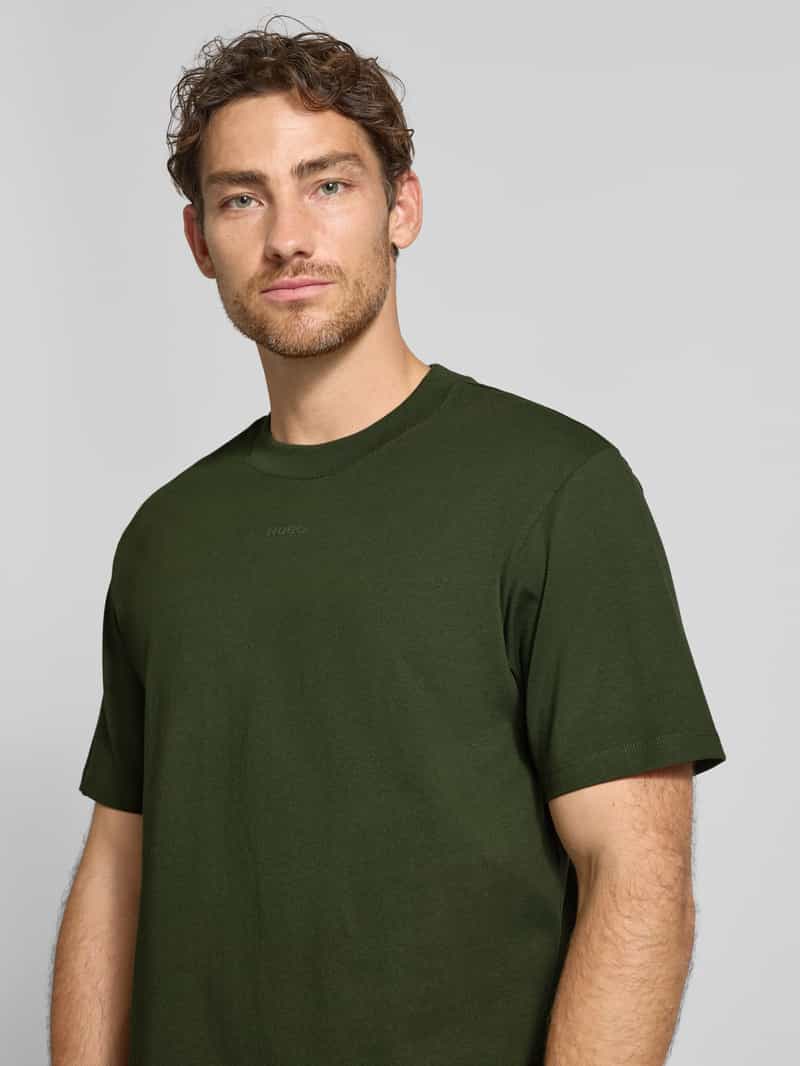 HUGO T-shirt met logoprint model 'Dapolino'