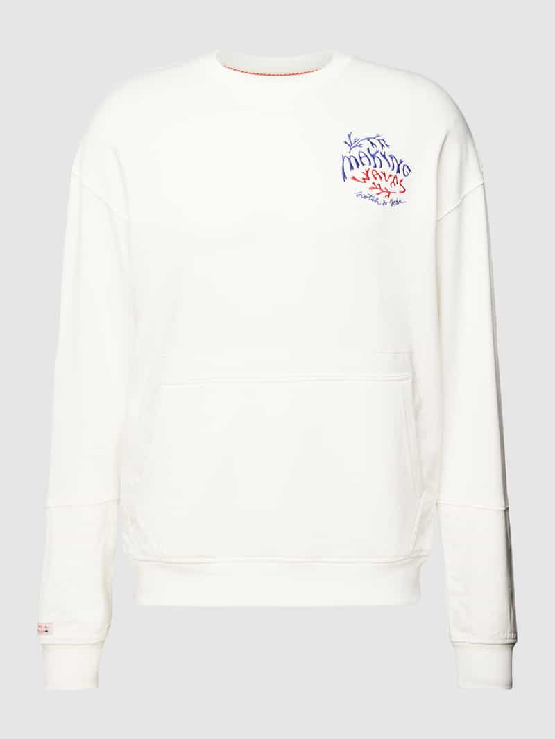 Scotch & Soda Sweatshirt met kangoeroezak