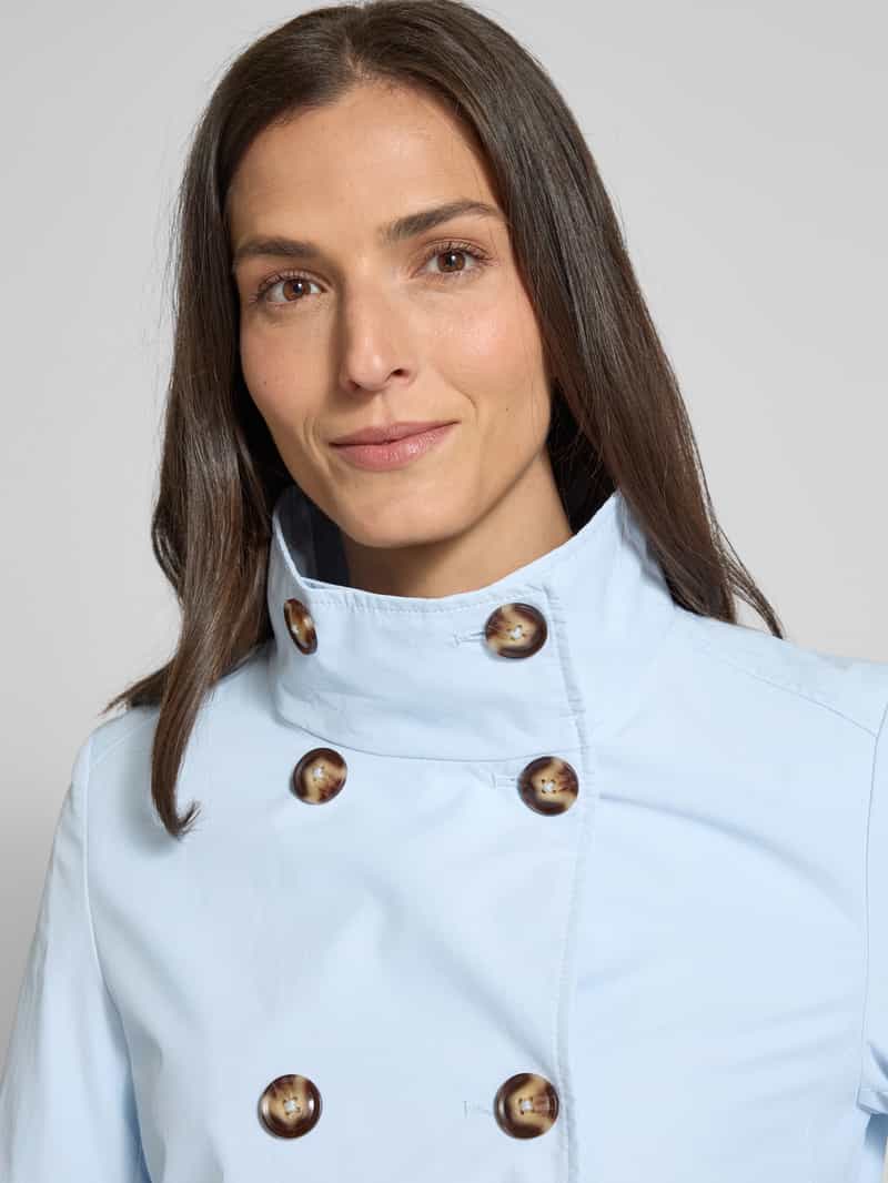 Christian Berg Woman Selection Trenchcoat met opstaande kraag en steekzakken