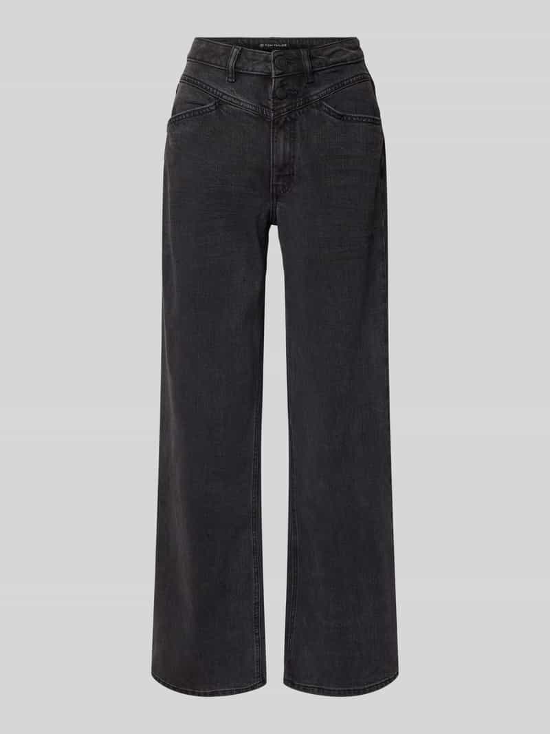 Tom Tailor Wide leg jeans van zachte lyocellmix