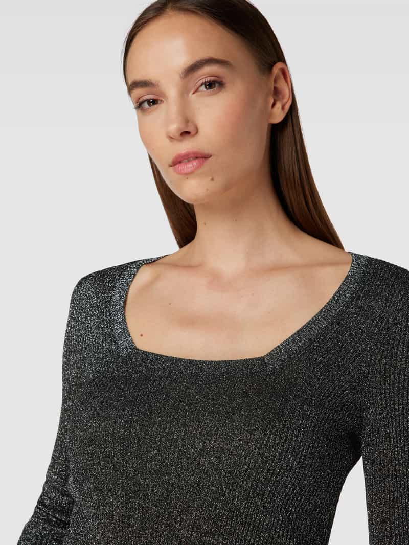 HUGO Gebreide pullover met glitterlook model 'Sunessyn'