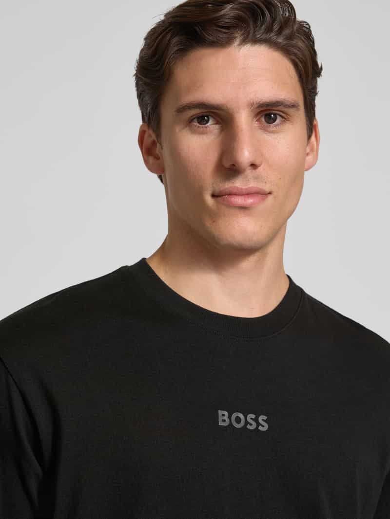 BOSS Green Regular fit T-shirt van puur katoen
