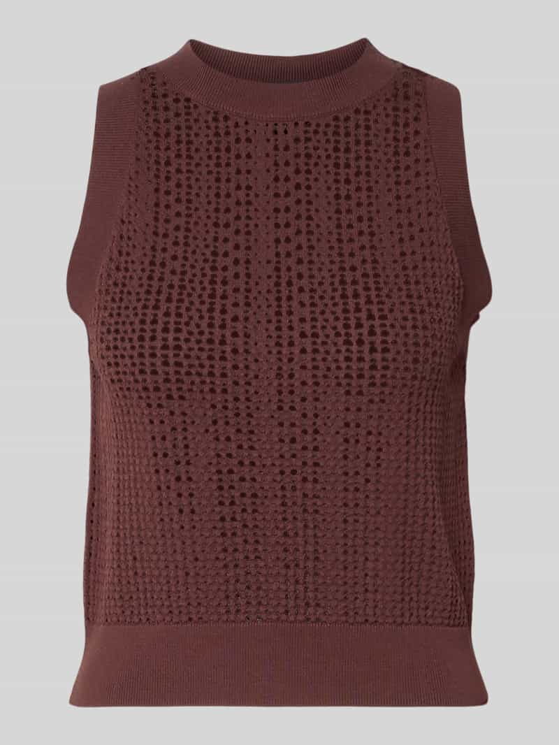 slim fit top van viscosemix model 'FASSIA'
