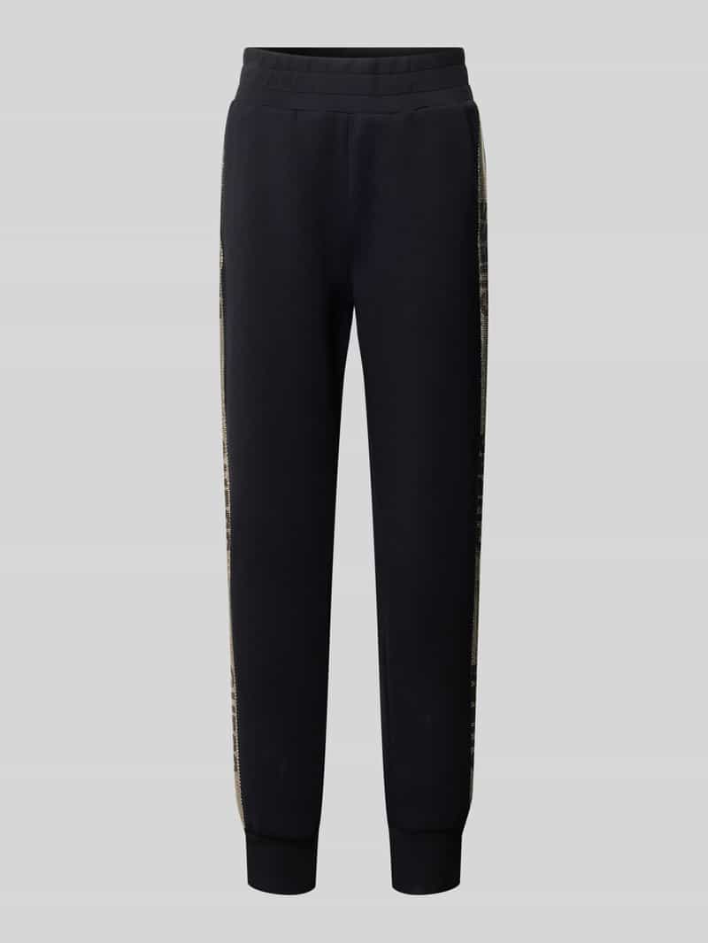 Guess Slim fit sweatpants met labelprints