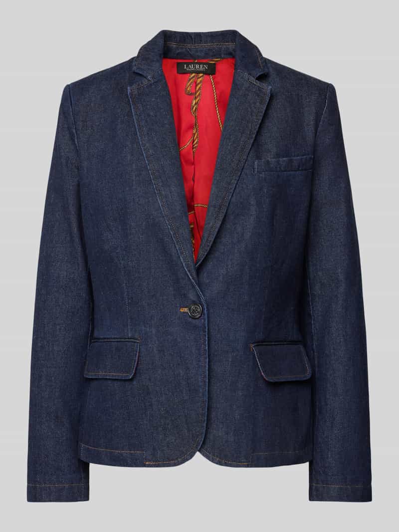 Lauren Ralph Lauren Jeansblazer met klepzakken model 'YASINE'
