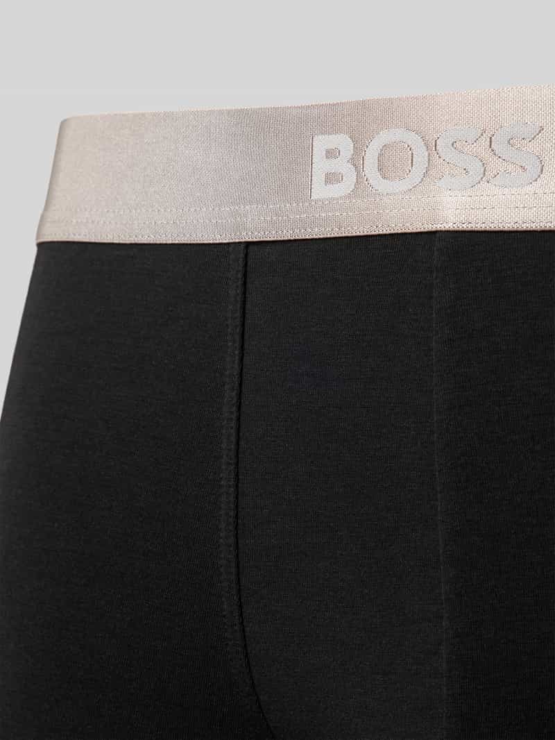 Boss Boxershort met band met label in een set van 3 stuks