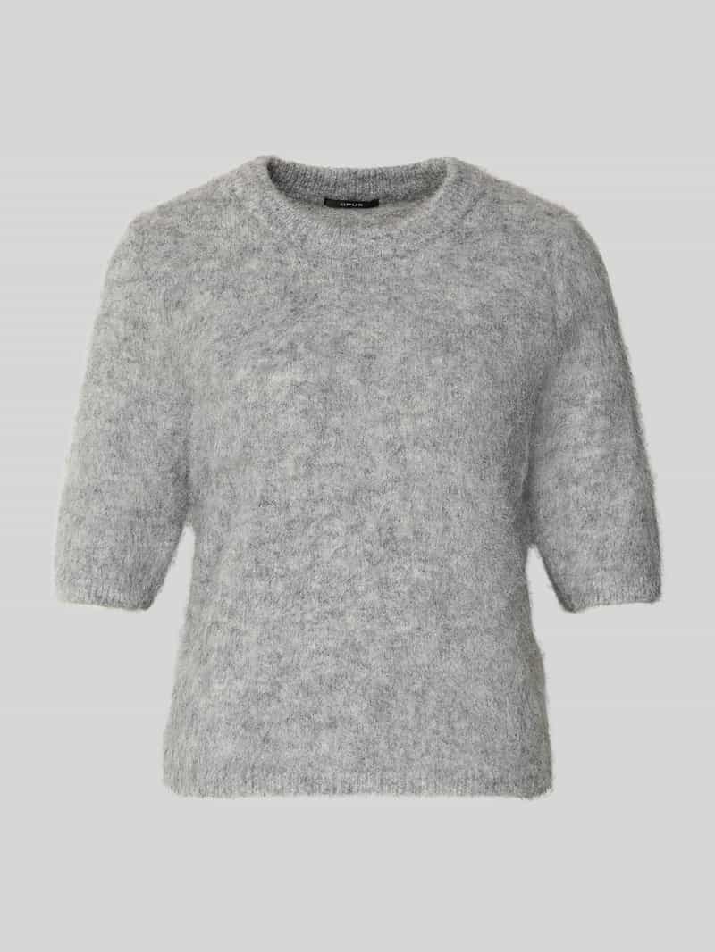 Opus Gebreide pullover met wol model 'Plaush'