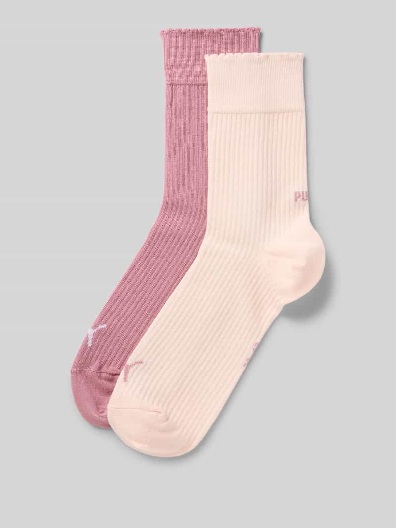 Puma Sokken met labelprint in een set van 2 paar