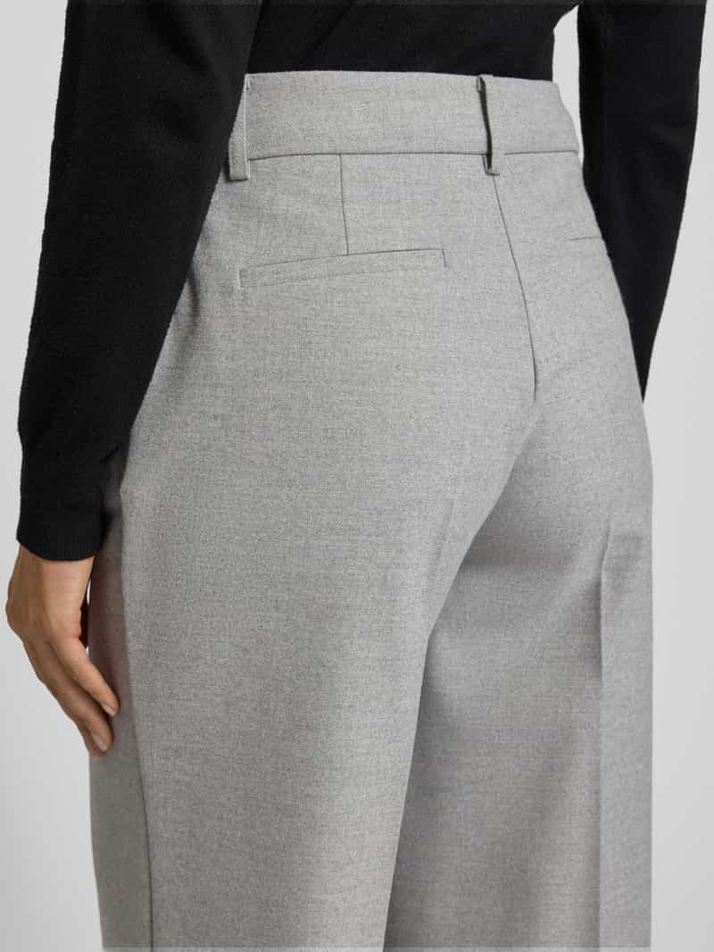 MORE & MORE Stoffen broek met bandplooien