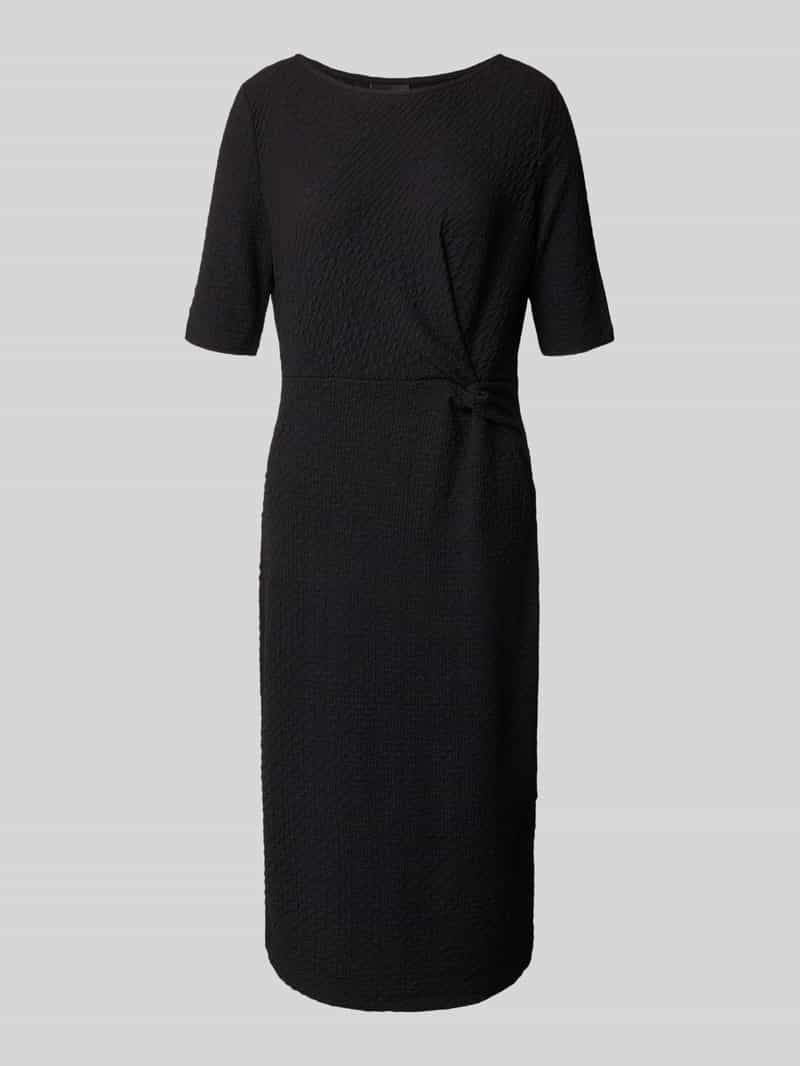s.Oliver BLACK LABEL Slim fit kokerjurk met knoopdetail