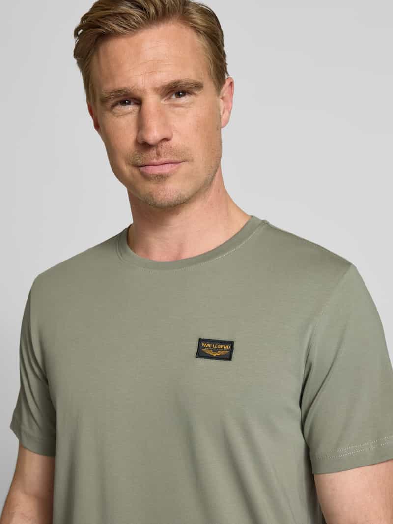 PME Legend T-shirt met labeldetail model 'GUYVER'