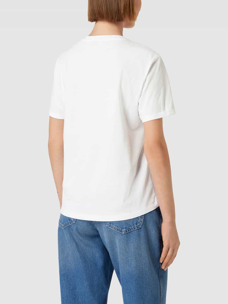 T-shirt met vaste mouwomslag, model 'Terina' MSCH Copenhagen