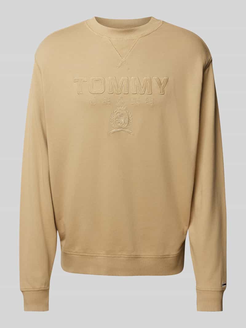 Tommy Jeans Sweatshirt met labelstitching