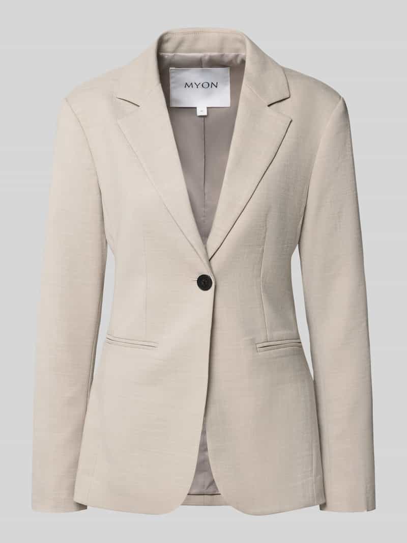 Slim fit colbert in blazerstijl met viscose