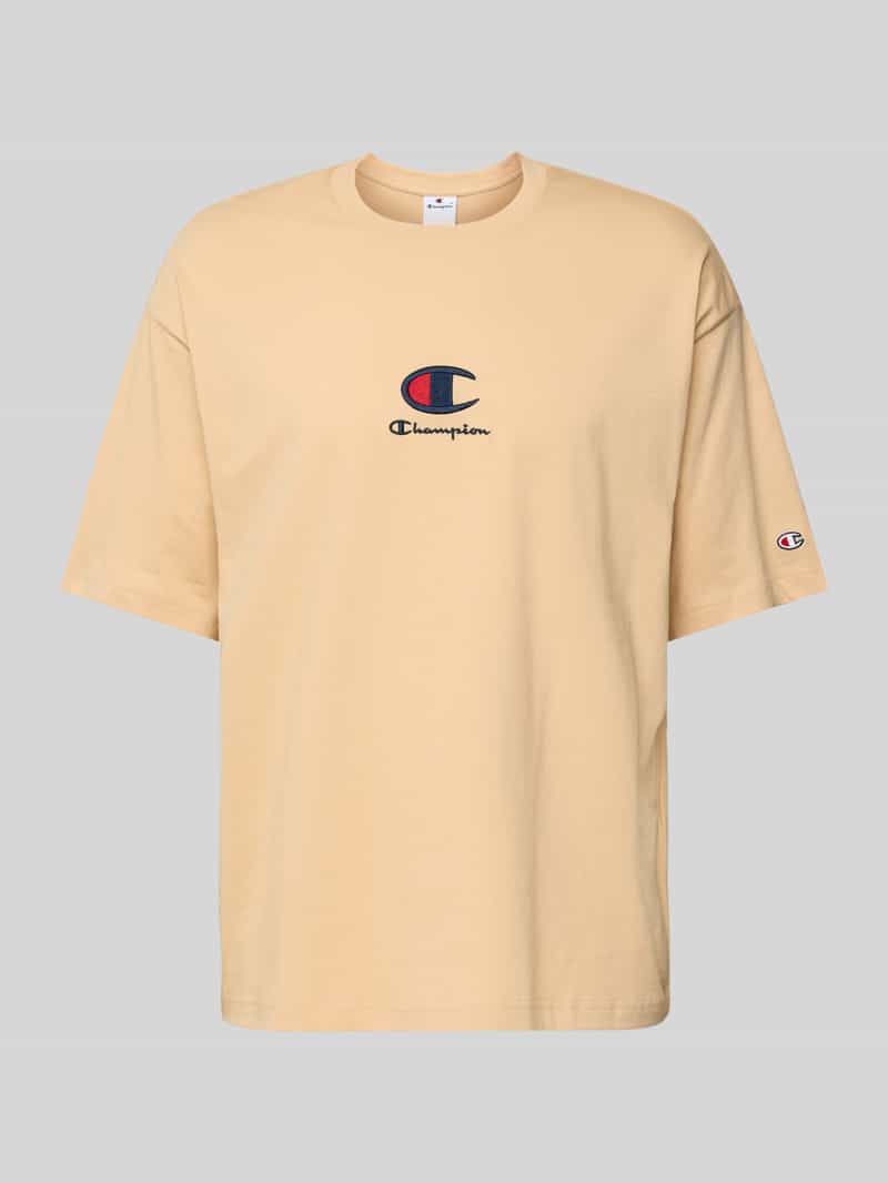 Champion T-shirt met labelstitching