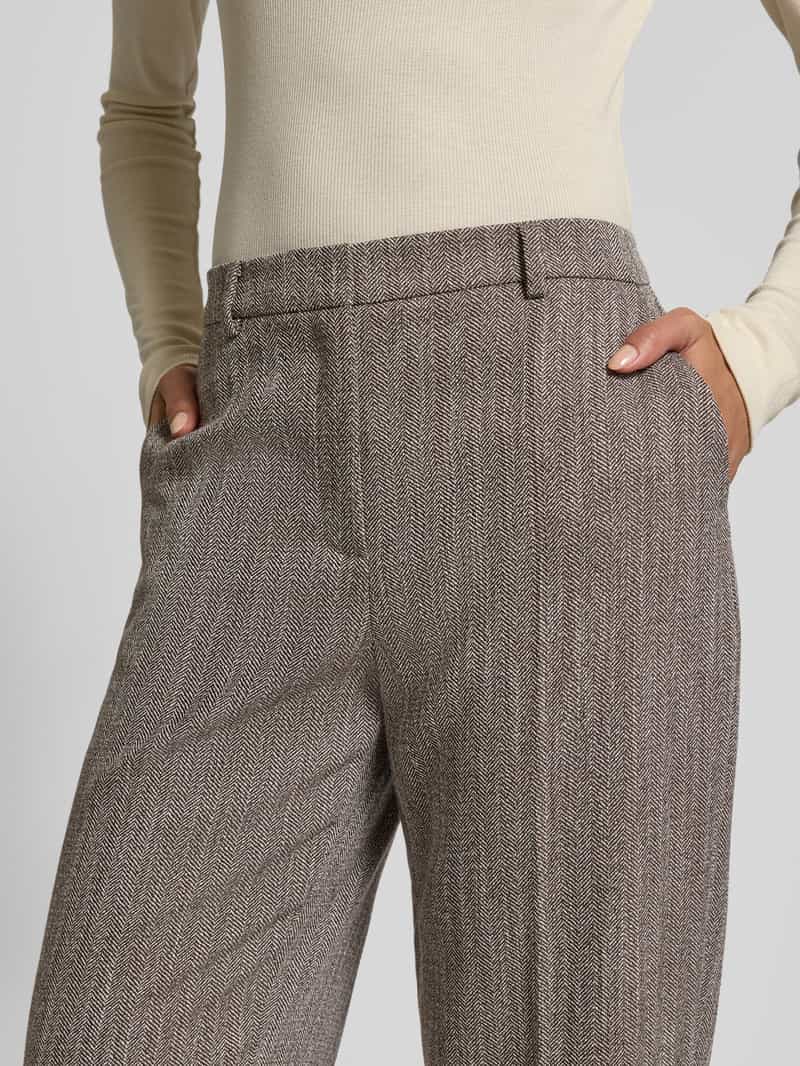 Jake*s Collection Stoffen broek met Franse steekzakken